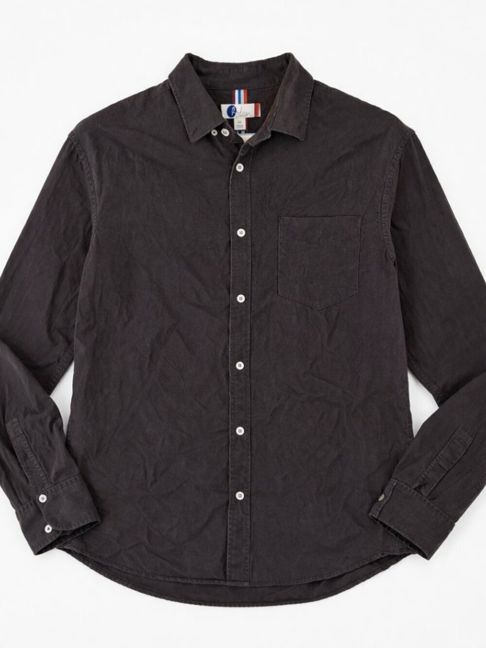 Mens Boden Cord Button Down Shirt Size Medium Regular Fit Brown Soft Corduroy